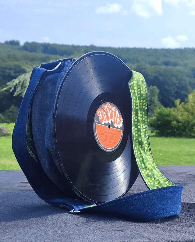 Sac Vyntage Jean zip &quot;Pop Hits&quot;